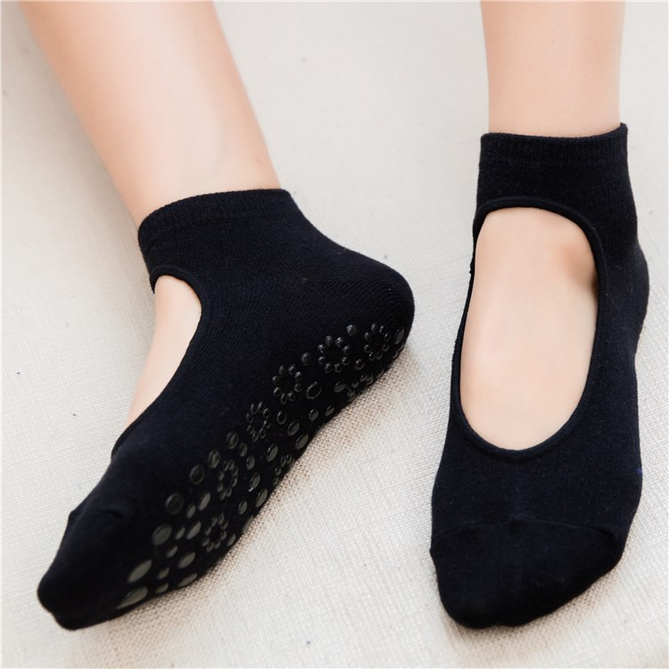 Șosete de yoga din bumbac în mai multe culori