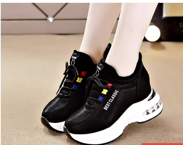 Női alkalmi tornacipő két színben