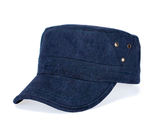 Мъжка зимна шапка изчистен модел с козирка