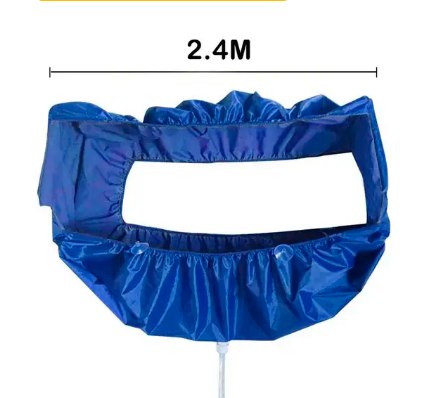 Kryt na čistenie klimatizácie, nástenný modrý závesný vodotesný ochranný vrecko na umývanie domácnosti, prachotesné vrecko, vrecká na čističe 2021