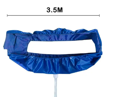 Kryt na čistenie klimatizácie, nástenný modrý závesný vodotesný ochranný vrecko na umývanie domácnosti, prachotesné vrecko, vrecká na čističe 2021