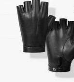 Vyriškos odinės pirštinės, tinkamos sportuoti