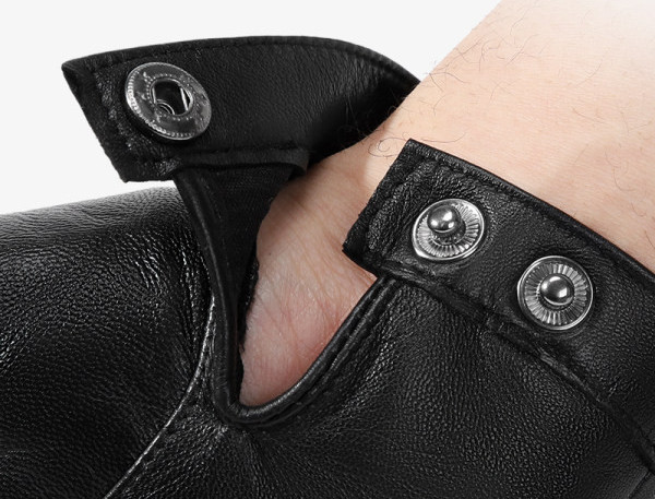 Vyriškos odinės pirštinės, tinkamos sportuoti