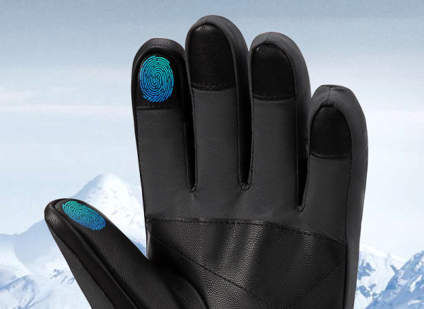 Χειμερινά γάντια με επιγραφή