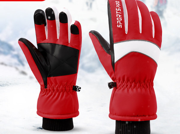 Χειμερινά γάντια με επιγραφή