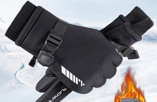 Pánske nepremokavé rukavice s nápisom