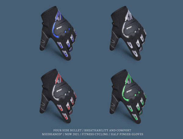 Vyriškos sportinės pirštinės su užrašu