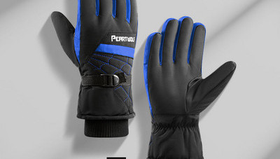 Pánske nepremokavé rukavice s elastickým pásom