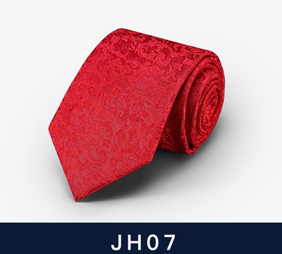 Модерна мъжка вратовръзка в червен цвят