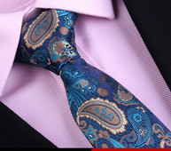 Moderna vīriešu kaklasaite ar krāsainu apdruku