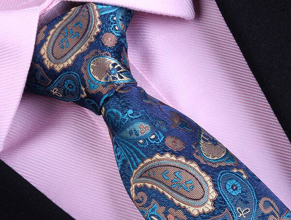 Moderna vīriešu kaklasaite ar krāsainu apdruku