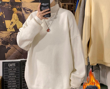 Ανδρικό πουλόβερ με ψηλό γιακά πόλο - πολλά χρώματα