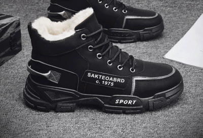 Ανδρικά μποτάκια casual με φερμουάρ