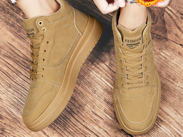 Rudens-ziemas zābaki no eko zamšādas ar siltu oderi