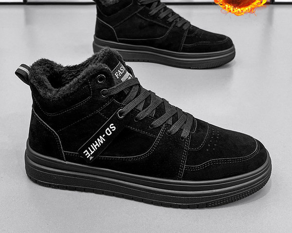 Rudens-ziemas zābaki no eko zamšādas ar siltu oderi