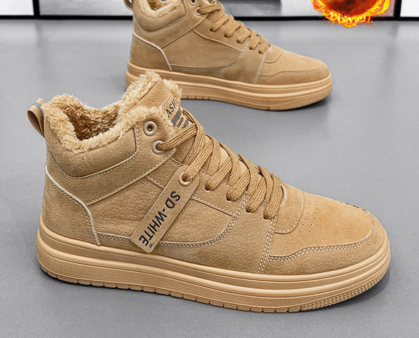 Rudens-ziemas zābaki no eko zamšādas ar siltu oderi