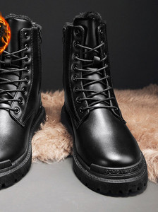 Ανδρικά χοντρά loafers με κορδόνια