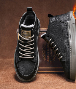 Muške čizme od eko kože sa toplom postavom