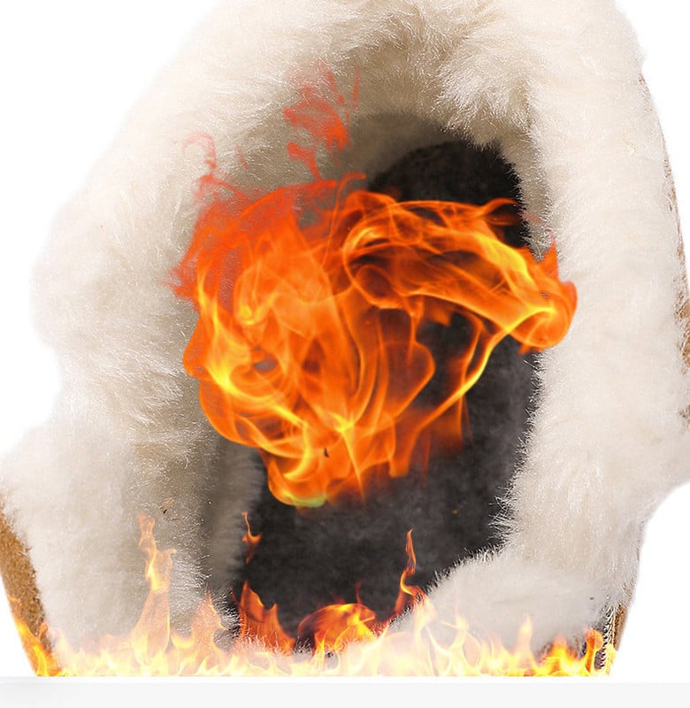 Muške zimske čizme s toplom podstavom i patentnim zatvaračem