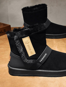 Jauna modeļa ziemas zābaki ar siltu oderi un logo vīriešiem