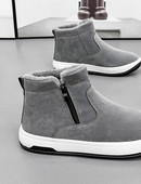 Ανδρικά μποτάκια casual με φερμουάρ