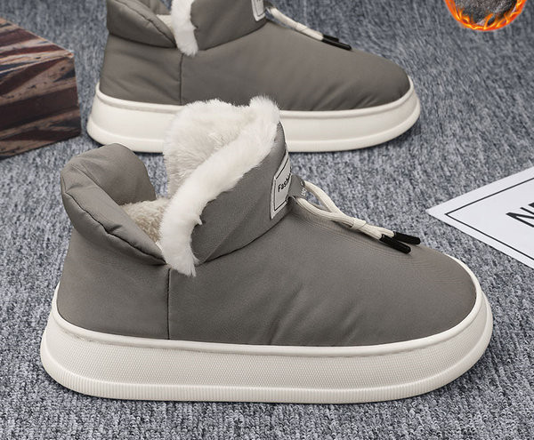 Άνετα ζεστά ανδρικά μποτάκια με κορδόνια