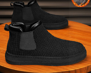 Moderne muške čizme s ravnim potplatom