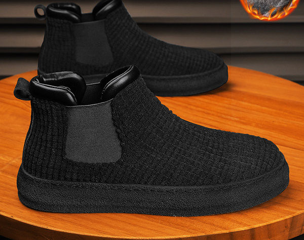 Moderne muške čizme s ravnim potplatom