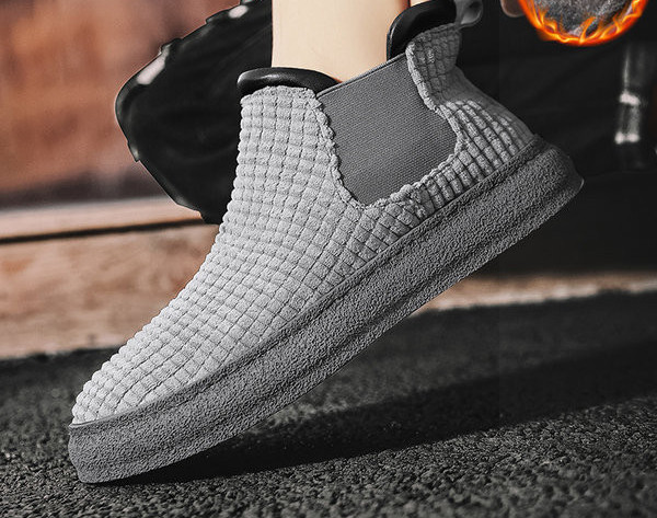 Moderne muške čizme s ravnim potplatom