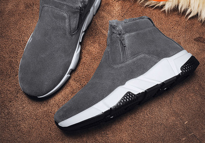 Vīriešu zābaki ar plakanu zoli