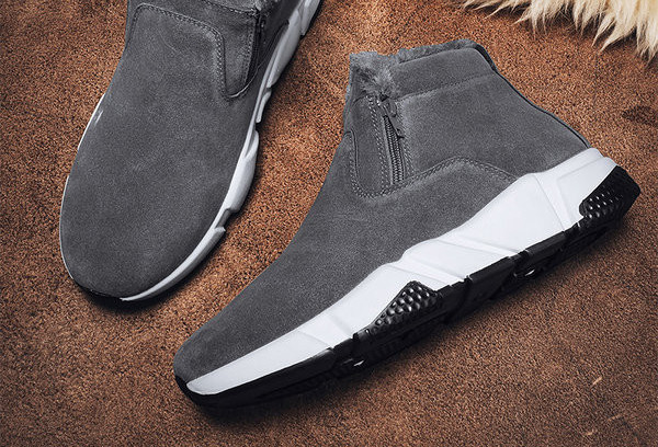 Vīriešu zābaki ar plakanu zoli