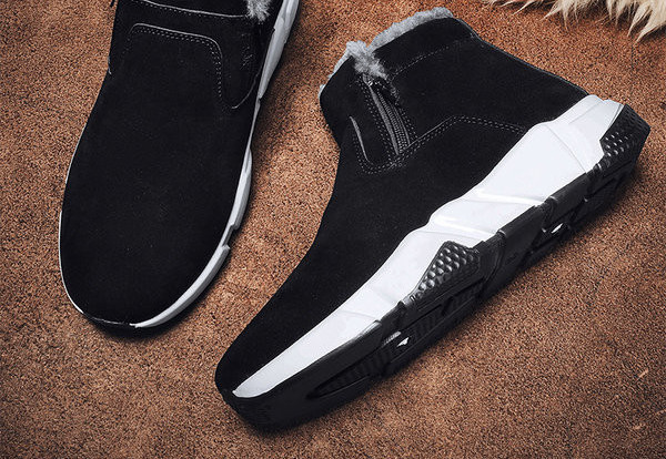 Vīriešu zābaki ar plakanu zoli