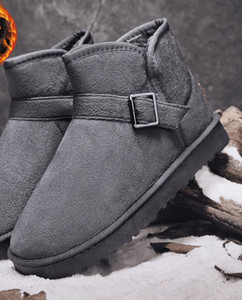 Vīriešu tekstila zābaki ar siltu oderi