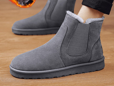 Vīriešu tekstila zābaki ar siltu oderi