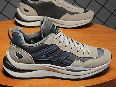 Ανδρικά παπούτσια με εσωτερικό χνούδι