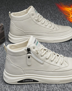 Χειμερινά ανδρικά παπούτσια από οικολογικό δέρμα με ζεστή φόδρα