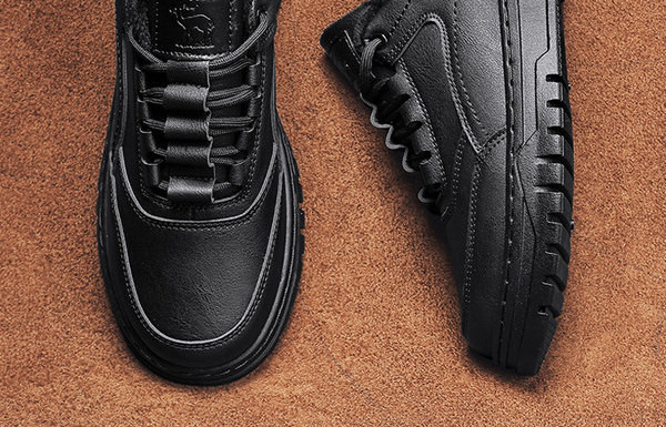 Ανδρικά χειμωνιάτικα παπούτσια με ίσια σόλα