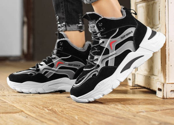 Vīriešu ziemas apavi - ar iekšējo pūku