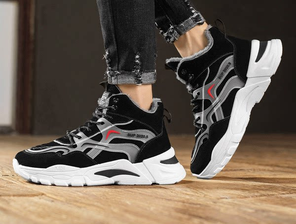 Vīriešu ziemas apavi - ar iekšējo pūku