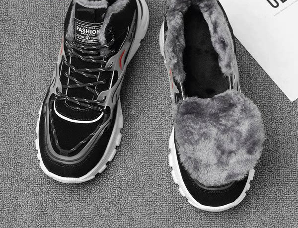 Vīriešu ziemas apavi - ar iekšējo pūku