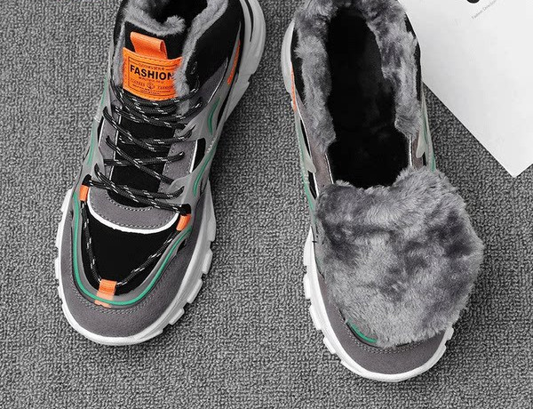 Vīriešu ziemas apavi - ar iekšējo pūku