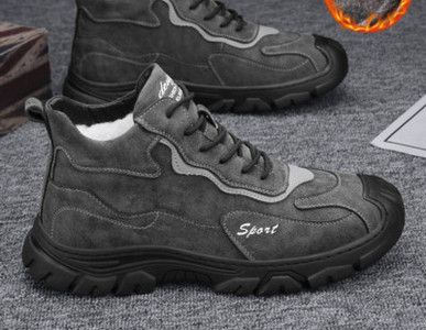 Ziemas vīriešu kedas ar šņorēm un oderi