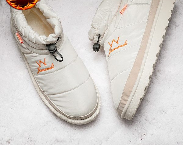 Vīriešu ziemas zābaki ar plakanu zoli