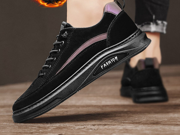 Polsterētas vīriešu mākslīgās ādas apavi ar šņorēm