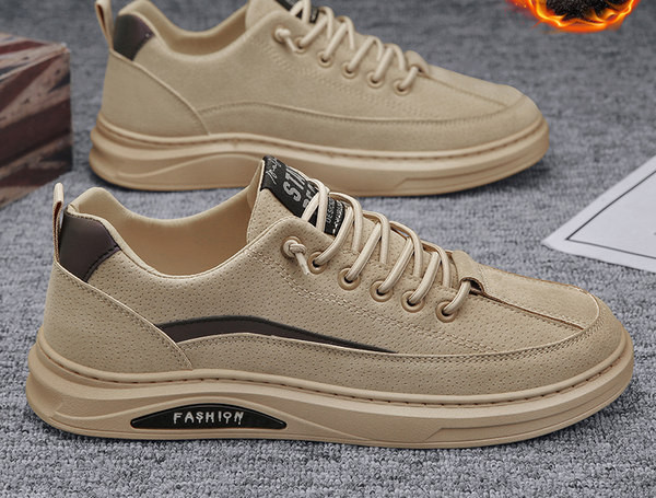 Polsterētas vīriešu mākslīgās ādas apavi ar šņorēm