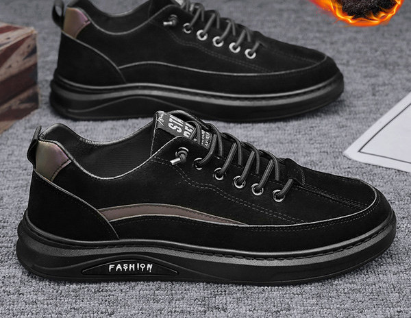 Polsterētas vīriešu mākslīgās ādas apavi ar šņorēm