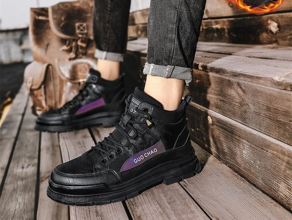 Ανδρικές μπότες φθινοπώρου-χειμώνα με φόδρα