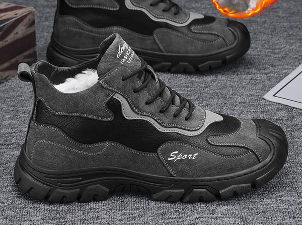 Χειμερινά ανδρικά μποτάκια με πουπουλένια φόδρα