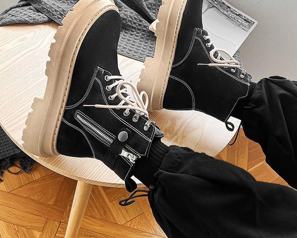 Χειμερινές χοντροκομμένες ανδρικές μπότες