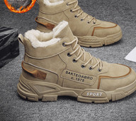 Χειμερινά ανδρικά παπούτσια με πουπουλένια φόδρα - τρία χρώματα